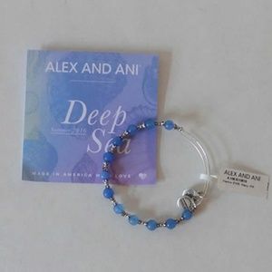*NEW* Alex and Ani Deep Sea Beaded Expandable Bang